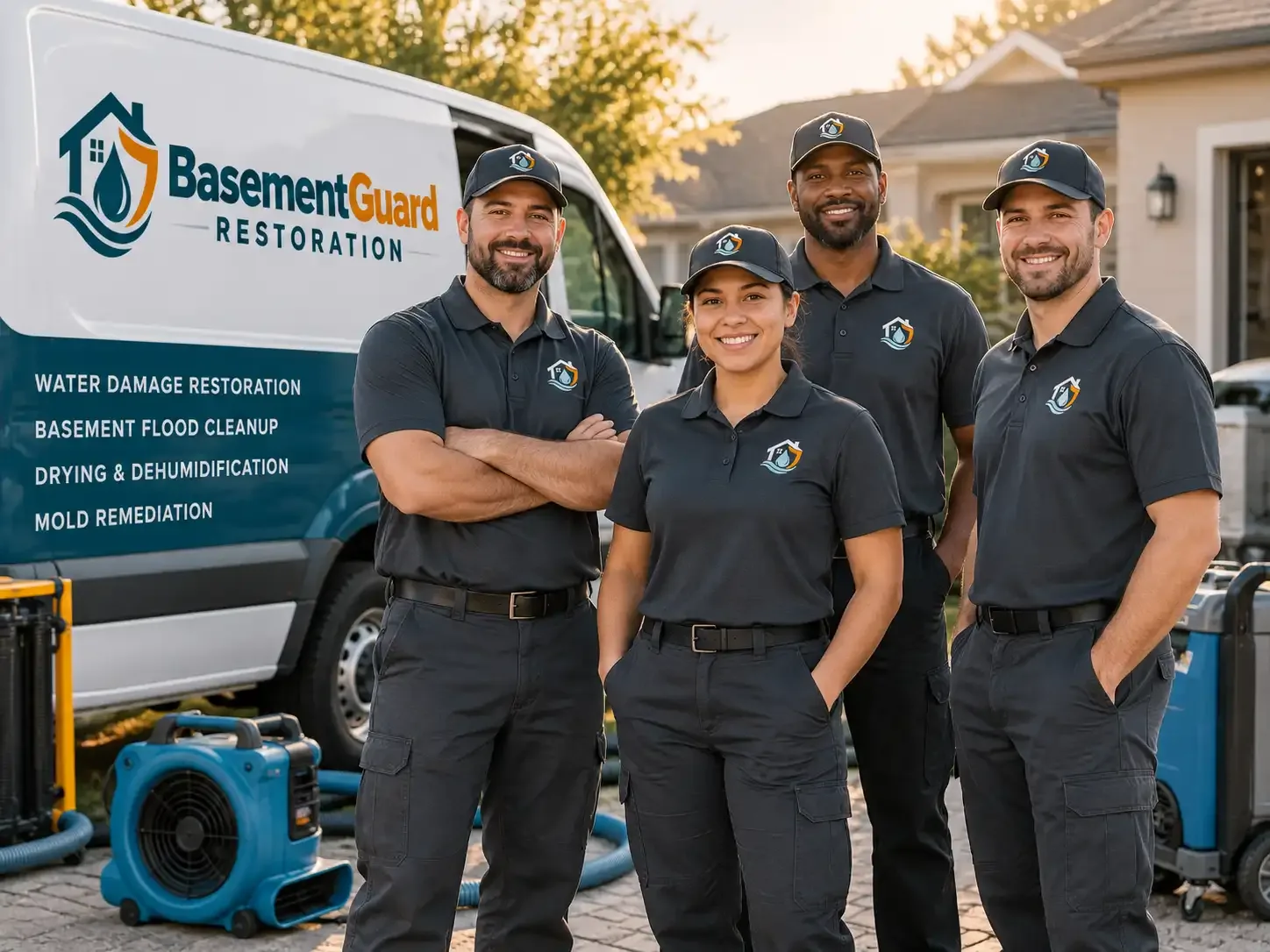 Basement Water Damage Restoration company in Delmont, SD